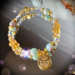 Aries Goddess Bracelet ~ Inspirational Swarovski Crystal & Gemstone Jewelry