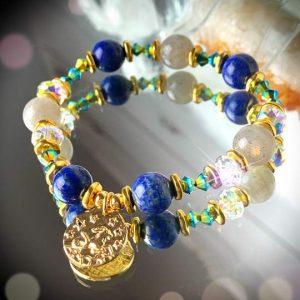 Capricorn Goddess Bracelet ~ Inspirational Swarovski Crystal & Gemstone Jewelry