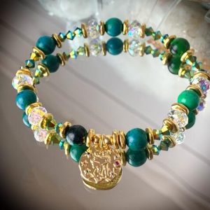 Gemini Goddess Bracelet ~ Inspirational Swarovski Crystal & Gemstone Jewelry