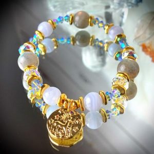 Sagittarius Goddess Bracelet ~ Inspirational Swarovski Crystal & Gemstone Jewelry