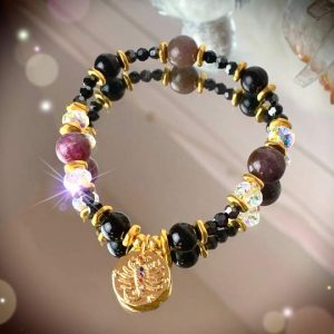 Scorpio Goddess Bracelet ~ Inspirational Swarovski Crystal & Gemstone Jewelry