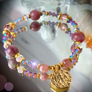 Virgo Goddess Bracelet ~ Inspirational Swarovski Crystal & Gemstone Jewelry