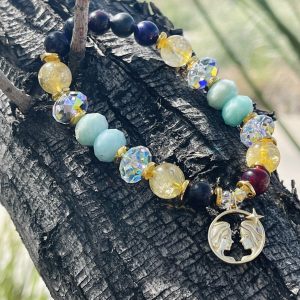 Gemini Manifestation Bracelet | Citrine Shungite & Amazonite Bracelet | Crystal Passions®